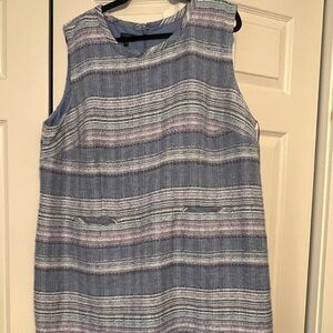 Women’s blue strip dress